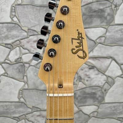 Suhr Classic T in Transparent Butterscotch with a Swamp Ash Body a Maple Neck and SS &SSCI Pickups Including a Hardshell Case image 5