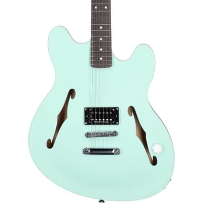 Fender Tom DeLonge Starcaster Electric Guitar, Satin Surf Green image 3