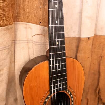 Unbranded Parlor Guitar 1890's Natural image 5