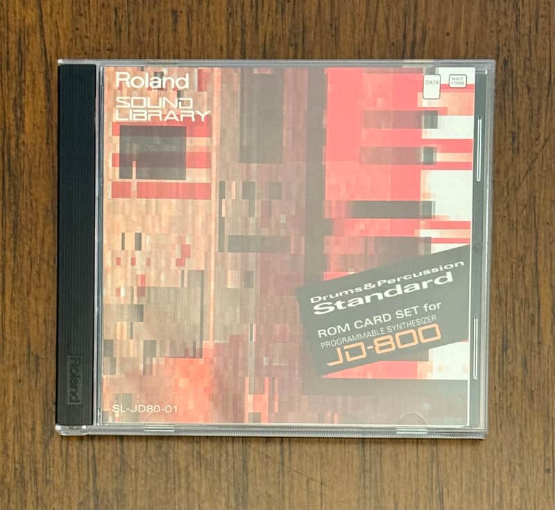 Roland JD-800 or JD-990 Sound Card SL-JD80-01 Standard Drums Mid 90’s image 1