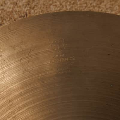 1960s Zildjian A 14" Paper Thin Hi Hat Cymbals 725g 769g image 3