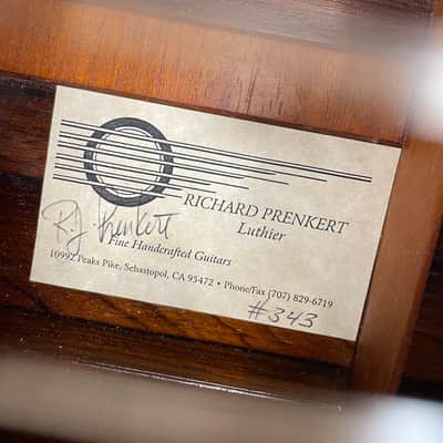 Richard Prenkert Handcrafted Classical Guitar 2015-2016 - Madagascar Rosewood, Sitka Spruce Top image 3