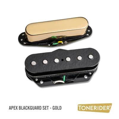 Tonerider Apex Blackguard Hum-Cancelling Tele pickup Set/Gold