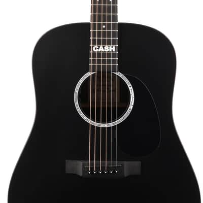 Martin DX Johnny Cash Acoustic-Electric Jett Black image 6