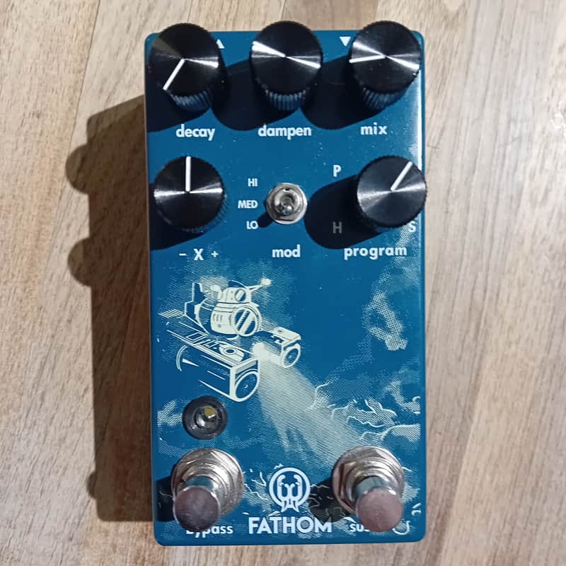 2018 – Present Walrus Audio Fathom Multi-Function Reverb Blue