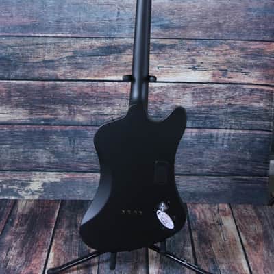 Schecter Nikki Sixx Lh Bass Satin Black with hard shell case image 3