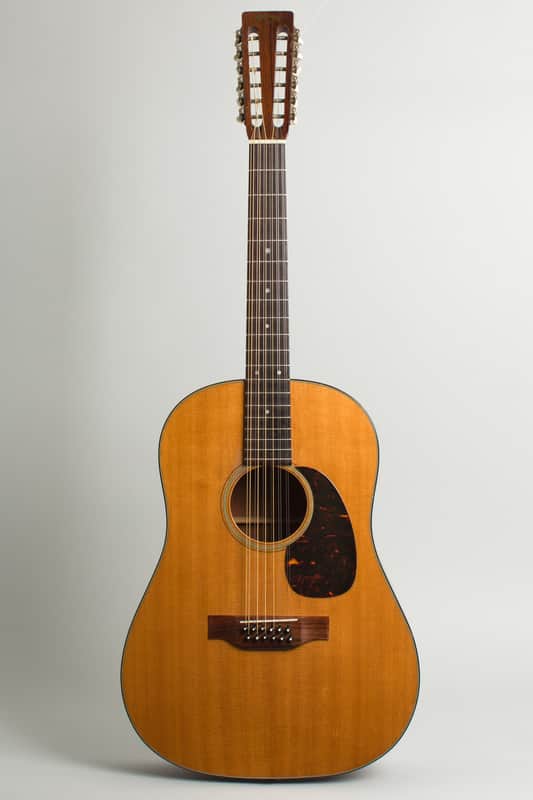 C. F. Martin  D-12-20 12 String Flat Top Acoustic Guitar (1966), ser. #208963, original black chipboard case. image 1