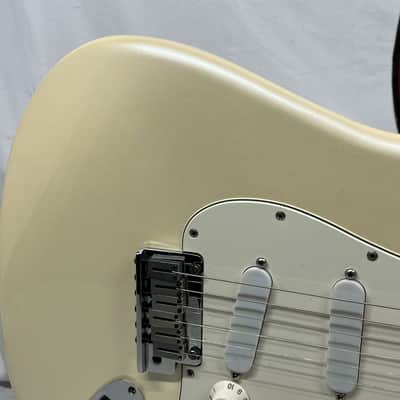 Fender American Elite Stratocaster Strat Electric Guitar - Olympic Pearl image 4