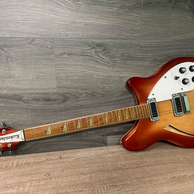 1986 Rickenbacker 360 Fireglo Electric Guitar w/ Case #2697 image 13