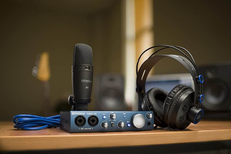 PreSonus AudioBox iTwo Studio USB 2.0 Recording Bundle with Interface, Headphones, Microphone image 1