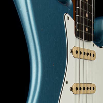Fender Custom Shop Empire 59 Transition Stratocaster Journeyman Relic - Faded Aged Lake Placid Blue #19391 image 10