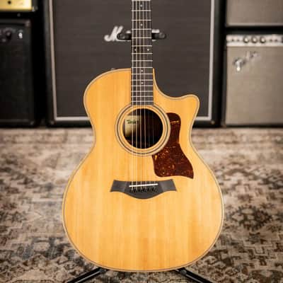 Taylor 414ce Studio Grand Auditorium Acoustic/Electric Guitar - Natural with Gig Bag image 3
