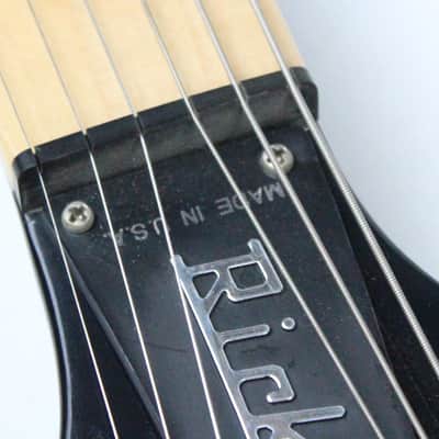 2006 Rickenbacker Colorado 650C Jetglo Black in Original Case Wide Neck Electric Guitar image 21