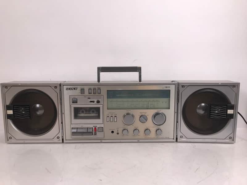 Sony CFS-88 Foldable Vintage Stereo Boombox | Reverb