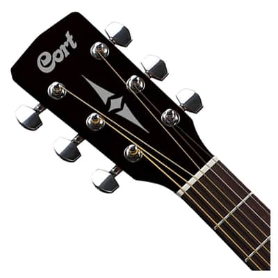 Cort AD810 Dreadnought Acoustic Guitar - Open Pore Natural image 4