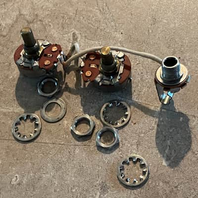 set 1966 Fender guitar bass pots set Mustang Precision Jazz image 1