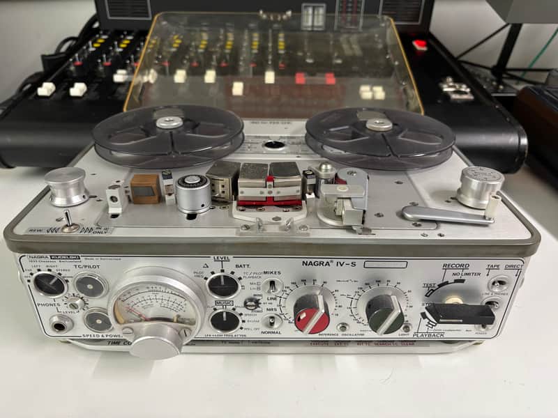 Nagra IV-S TC with cables and PSU image 1