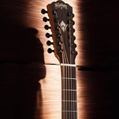 Washburn Comfort Series WCG15SCE12 Grand Auditorium Cutaway Acoustic-Electric  w/ Solid Sitka Spruce, B-Stock image 9