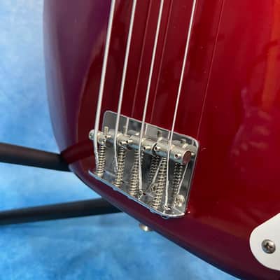 1993 Fender Japan PB-38 Standard Precision Bass Candy Apple Red, MIJ imagen 14