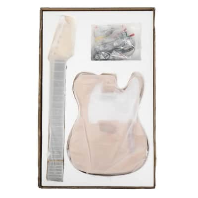 DIY TL Style Electric Guitar Kit – Unfinished Mahogany Body, Maple Neck, Rosewood Fingerboard, Complete Build Kit image 2