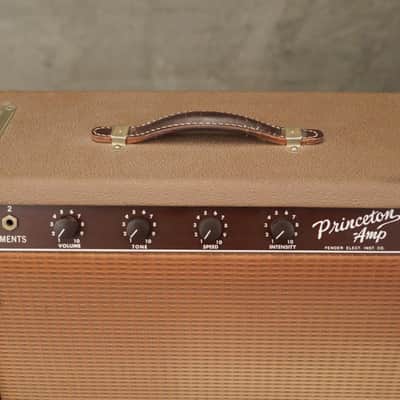 1963 Fender 6G2 Princeton Amp Brown Combo #59352 image 7