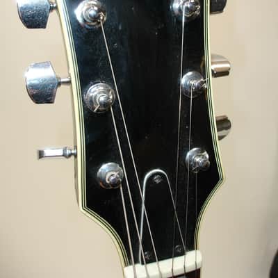 Vintage Memphis LP Copy Electric Guitar Black w/ EMG Pickups image 11
