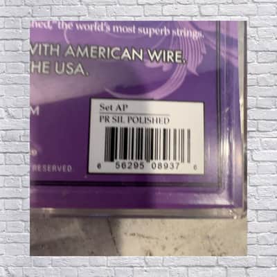 La Bella Pure Silver Hand Polished AP Guitar Strings, Full Set image 3