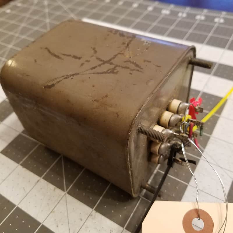 Stancor PHC-85 Transformer 330-0-330 / 6.3 V  Vintage Power Military Hermetically Sealed Tested HUGE 6 lb Tube Amp Project 1950s image 1