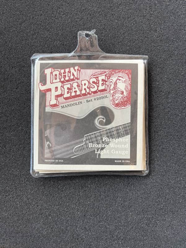 John Pearse Strings Mandolin set # 2050L Phosphor Bronze Wound Light gauge image 1