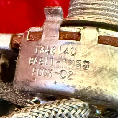 1961 Gibson ES 500k pots wiring harness Centralab switchcraft PAF es335 es175 dual humbucker original vintage USA image 3