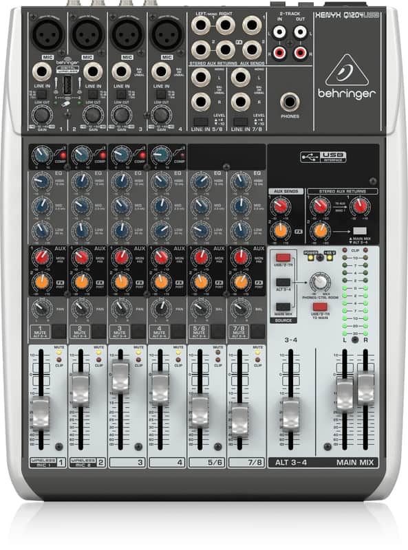 Behringer Xenyx Q1204USB 12-Input Mixer with USB image 1