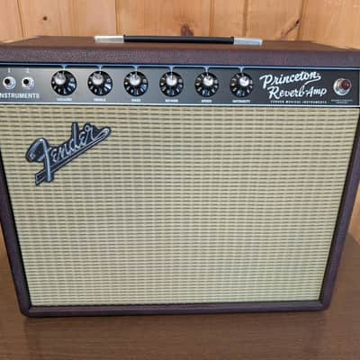 Fender '65 Princeton Reverb Reissue FSR Limited Edition Bordeaux Reserve 1x12" with Jupiter M12C image 2