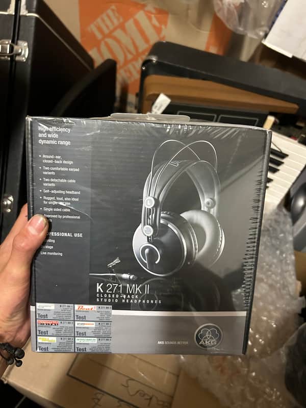 AKG AKG K271 MKII Closed-Back Studio Headphones – Brand New (Sealed) 2020s image 1