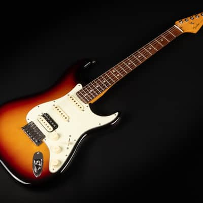 2022 Fender American Ultra Stratocaster HSS with Rosewood Fretboard - Ultraburst | USA Coil-Tap Compound Radius Locking Tuner | CoA OHSC image 5