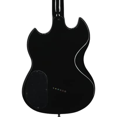 Guild Polara Night Edition Electric Guitar, Black Tungsten Gloss image 8