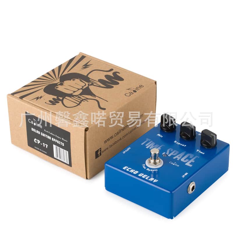 Caline CP-17 Echo Delay Pedal 600ms Max True Bypass, price included Import Duty to USA image 1