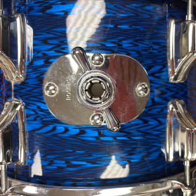 Rogers PowerTone 12" tom early 1970s - Blue Onyx NICE! image 6