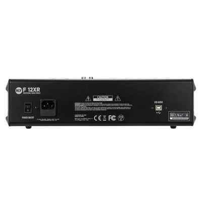 RCF F 12XR 12-Channel Mixing Console With Multi-FX DSP & Recording image 5