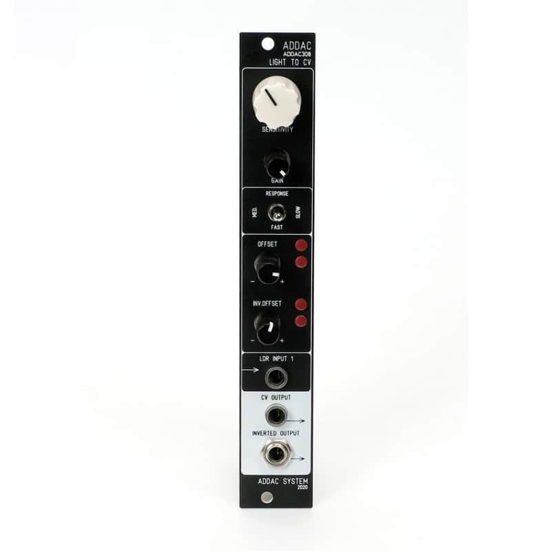 ADDAC System ADDAC308 LIGHT TO CV 2020 - Black image 1