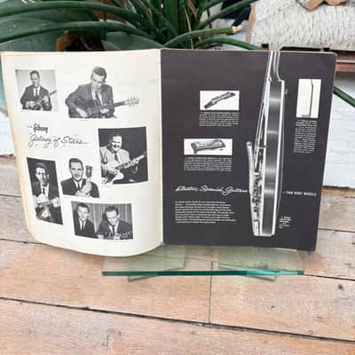 1960 Gibson Full Line Catalog Rare Burst Es335 Les Paul Melody Maker Vintage Case Candy Collector image 4