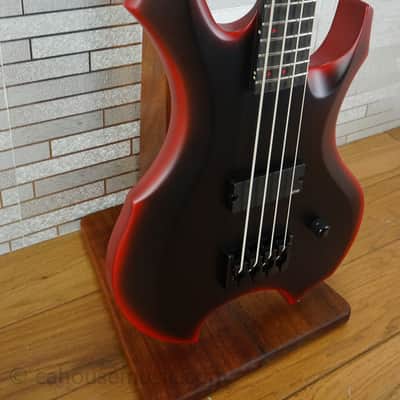 ESP LTD FL-4 Fred Leclercq Signature - Black Red Burst Satin image 8