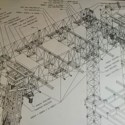 ROLLING STONES MANHATTAN   2005 STAGE PLANS. BIGGER BANG TOUR. ORIGINAL. COLLECTIBLE.  RARE. image 10