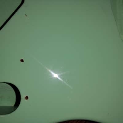 Warmoth Roasted Alder Telecaster Body Nitro Finished Surf Green image 9