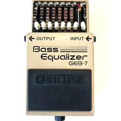 **WEEKEND SALE** - Boss GEB-7 Bass Equalizer Pedal – Vintage Boss Bass EQ image 2