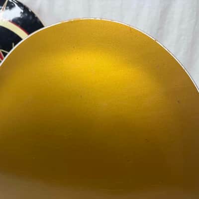 Kay K130 K-130 Archtop Guitar with Chipboard Case 1950s - Gold / Goldtop image 11