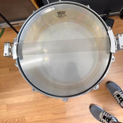 Pearl FB-1465/C Free-Floating Brass 14x6.5" Snare Drum (3rd Gen) 2005 - 2010 - Brass image 3