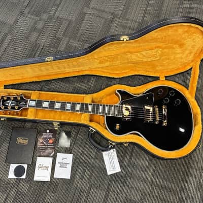 2025 USA Gibson Custom Shop Les Paul Custom in black finish with case image 6