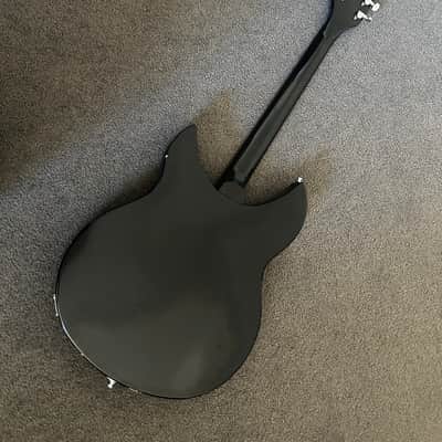 Rickenbacker 330 1997 Classic Jet glo Black tuxedo great condition image 10
