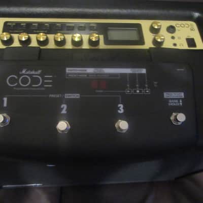 Marshall Code 50 guitar amp 50 watts 2010s with pedal image 8