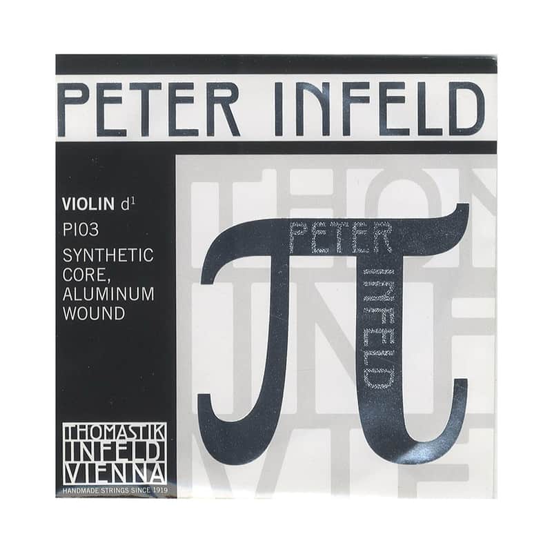 Thomastik-Infeld	PI03 Peter Infeld Aluminum-Wound Synthetic Core 4/4 Violin String - D (Medium) image 1